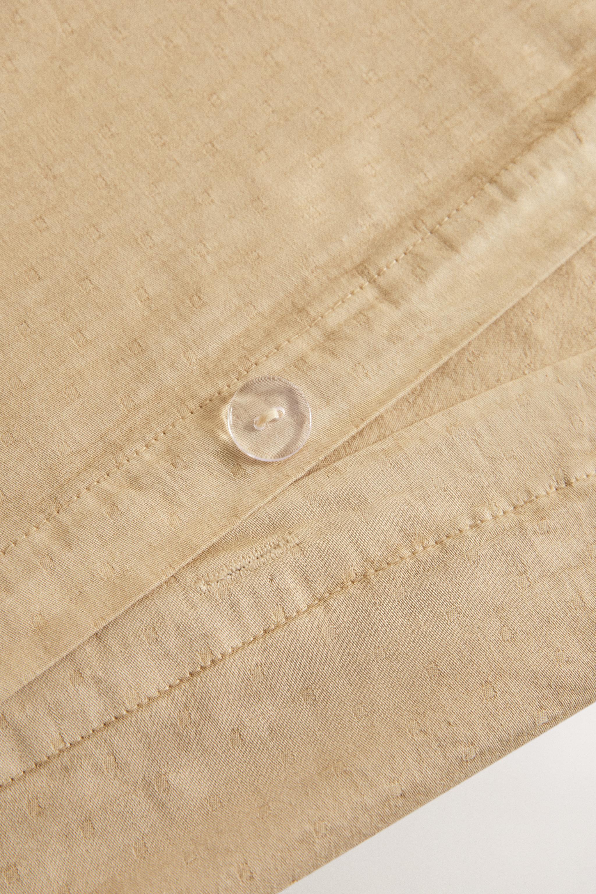 HOUSSE DE COUETTE COTON PLUMETIS